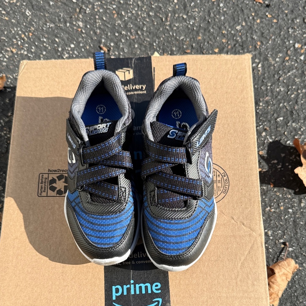 Sporto Kids Sneakers - Blue and Gray